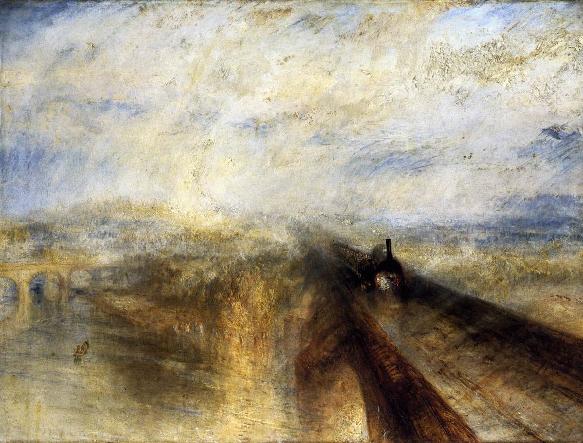 Photo:  Joseph Mallord William Turner~Treno,pioggia e vapore ~1840